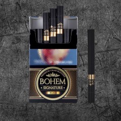 Сигариллы Бохем Сигнэчер Блэк Кинг Сайз (Bohem Signature Black) Сигариллы классические крепостью 4 мг , формата Кинг Сайз