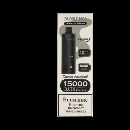 Bubble Mon Booster P-15000 Виноград Яблоко
