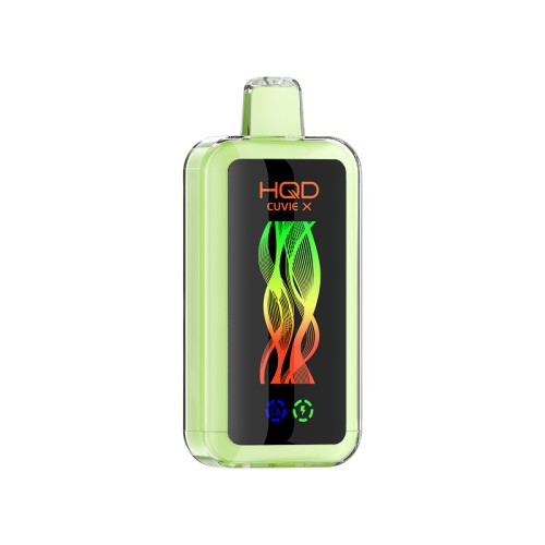 Электронная сигарета HQD CUVIE X 20000 - Sour green apple Kiwi (Кислое зеленое яблоко и киви)
