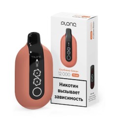 Электронная сигарета PLONQ ULTRA 12000 затяжек Клубника Банан