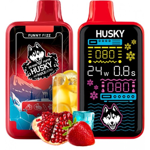 Husky Air Max Ultra Strong 25000 Funny Fizz (Клубника Гранат Лимонад)