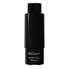 Сменный картридж SOAK Q - Яблоко - Персик (3.000 затяжек) - 2% (1 шт.)